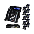 XBLUE X16 Plus 6-Line Corded Conference Telephone System Bundle, Black (X16plus-XD10-4x11)