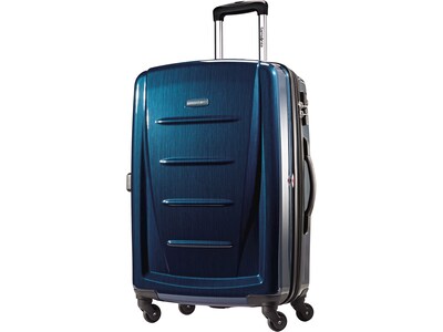 Samsonite Winfield 2 Fashion Polycarbonate 4-Wheel Spinner Luggage, Deep Blue (56846-1277)