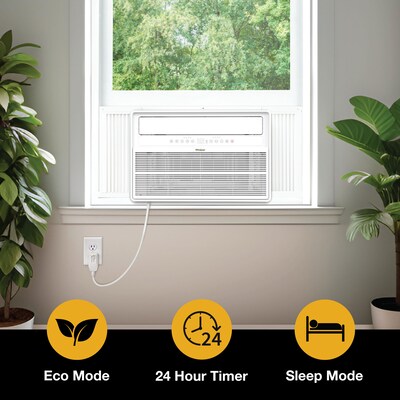 Whirlpool Energy Star 230-Volt 24,000 BTU Window Air Conditioner with Remote, White (WHAW-241IN)