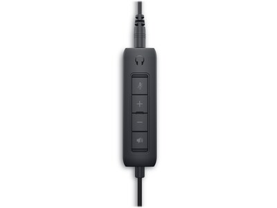 Dell Noise Canceling Stereo On Ear Headset, USB-A/3.5mm (WH1022)