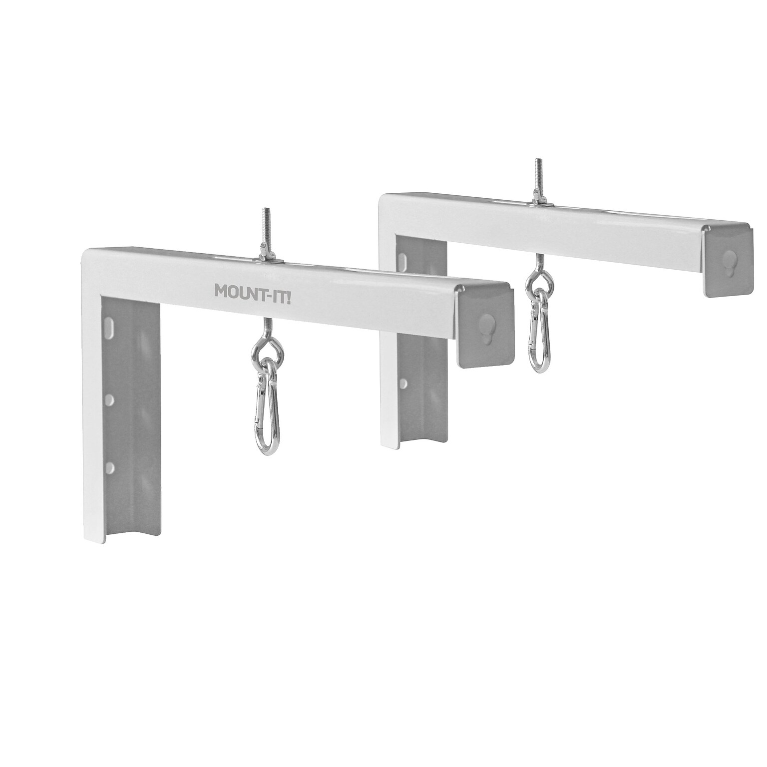 Mount-It! 12 Universal Projector Screen Mount Universal Projector Wall/Ceiling Mount, 2/Pack, White (MI-631WHT)