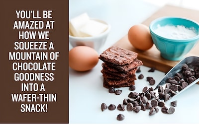 Brownie Brittle Chocolate Chip Cookies, 6 oz., 6 Bags/Pack (BBCC6)