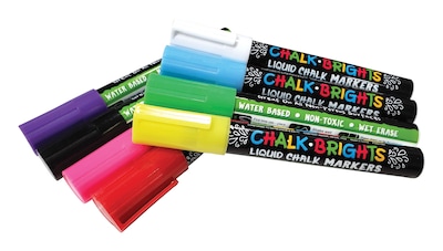 Uni Liquid Chalk Marker Assorted Pack of 12