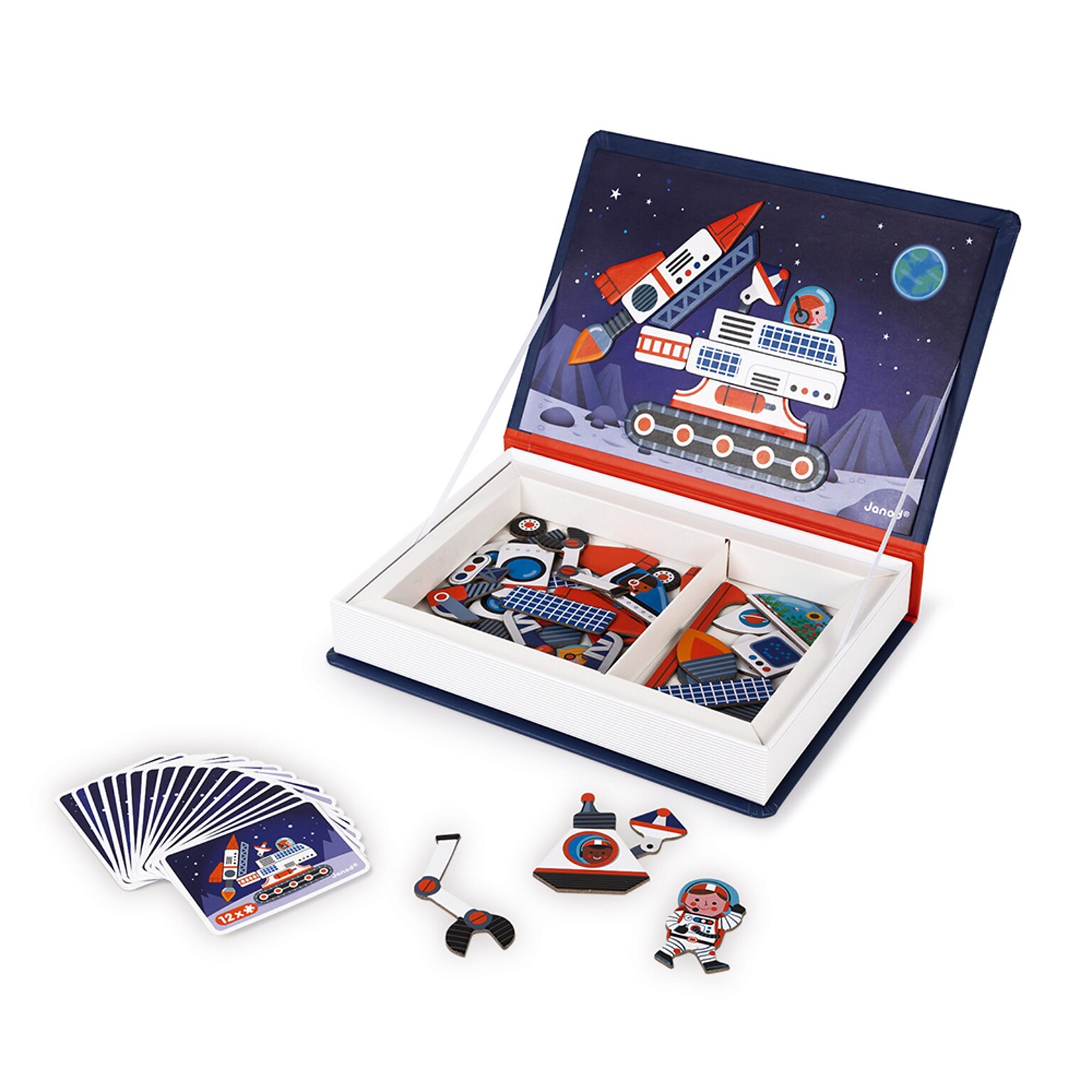 Janod Magnetibook Space, Dark Blue (JND02589)