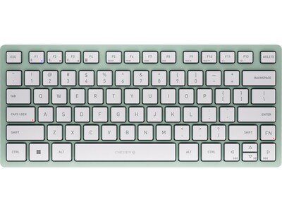 Cherry KW 7100 MINI BT Wireless Multi-Device Compact Keyboard, Agave Green (JK-7100US-18)