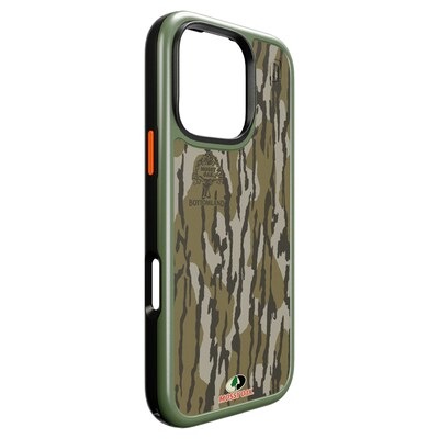 cellhelmet Fortitude Series MagSafe Phone Case for iPhone 16 Pro, Shock Absorbing, Mossy Oak Bottom Lands (CF-106-MO)