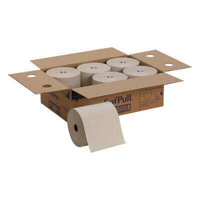 Sofpull Recycled Hardwound Paper Towel, 1-Ply, 1000 ft./Roll, 6 Rolls/Carton (26480)