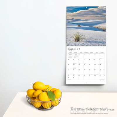 2025 BrownTrout National Parks 12" x 12" Monthly Wall Calendar (9781975475345)
