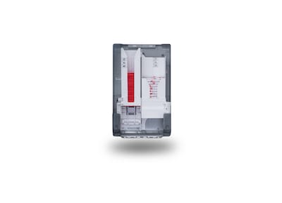 Aunt Flow Model E Pads and Tampons Sanitary Dispenser, Surface Mounted, 26.2" x 16.25", Chrome (AF-DISP-ESTR-1)