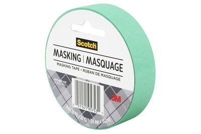Scotch® Expressions Masking Tape, .94 x 20 yds., Mint Green (3437-MNT)