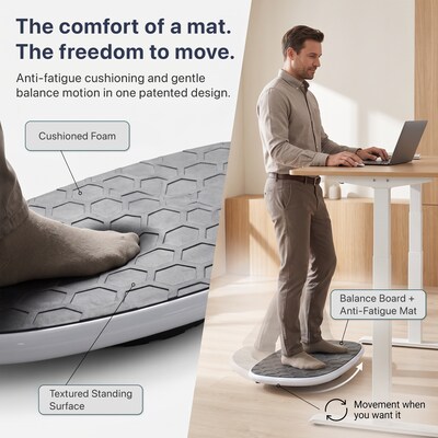 Uncaged Ergonomics Balance Board, Black (BSE-M)