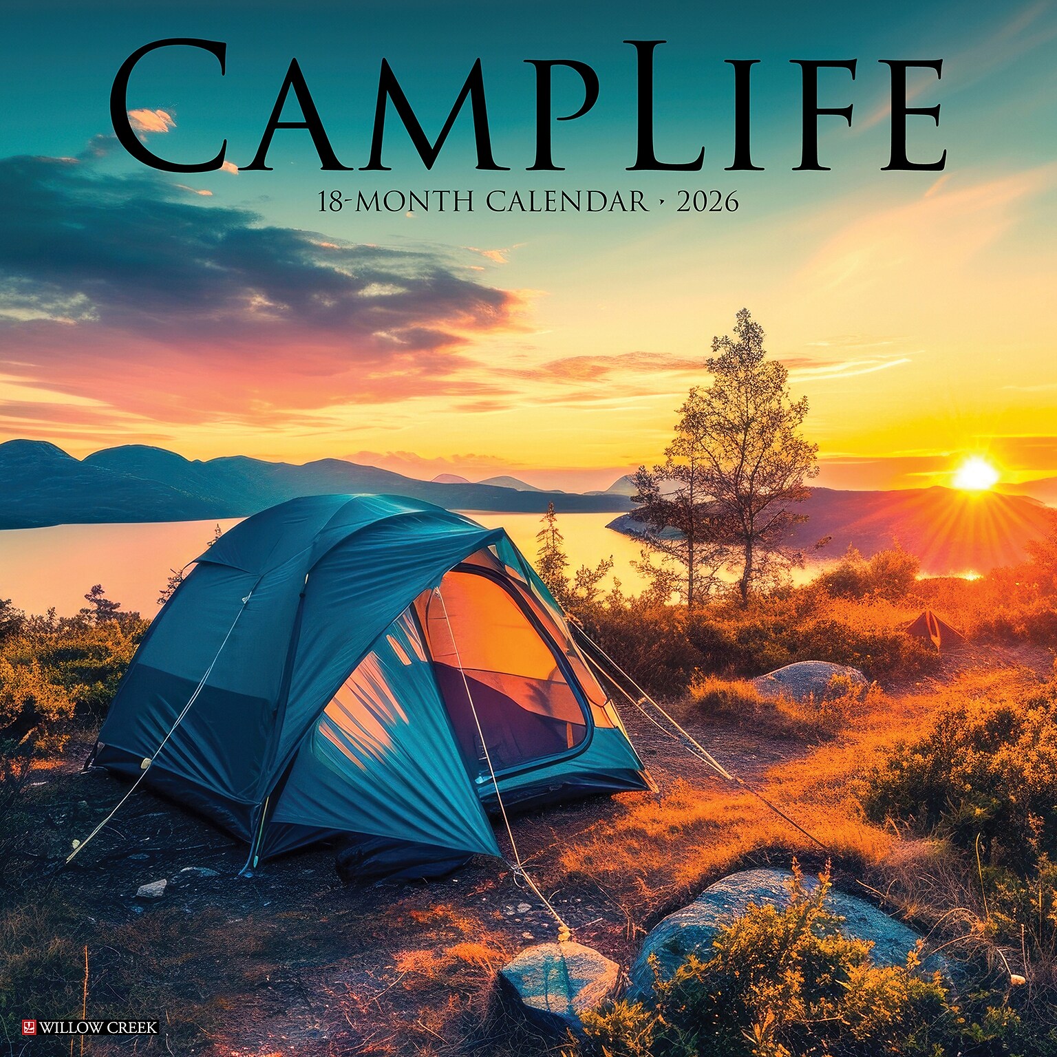 2026 Willow Creek CampLife 12 x 12 Monthly Wall Calendar (50521)