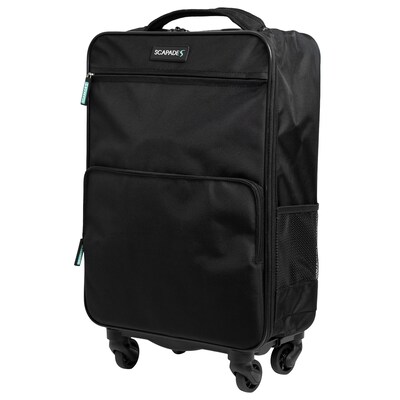 Scapade AirSlim Suitcase, 4-Wheeled Spinner, Black (SCAPSARFO)