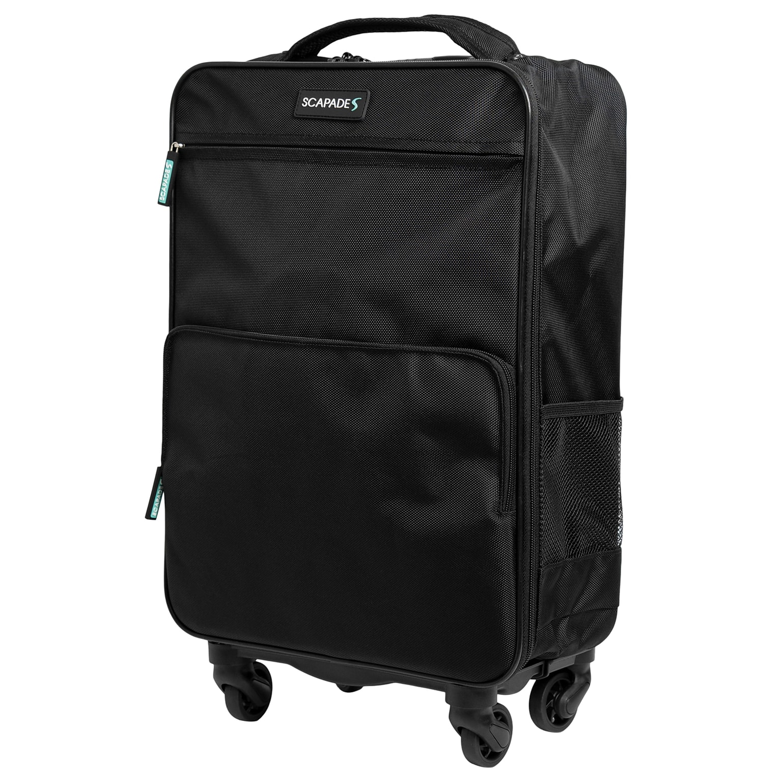 Scapade AirSlim Suitcase, 4-Wheeled Spinner, Black (SCAPSARFO)