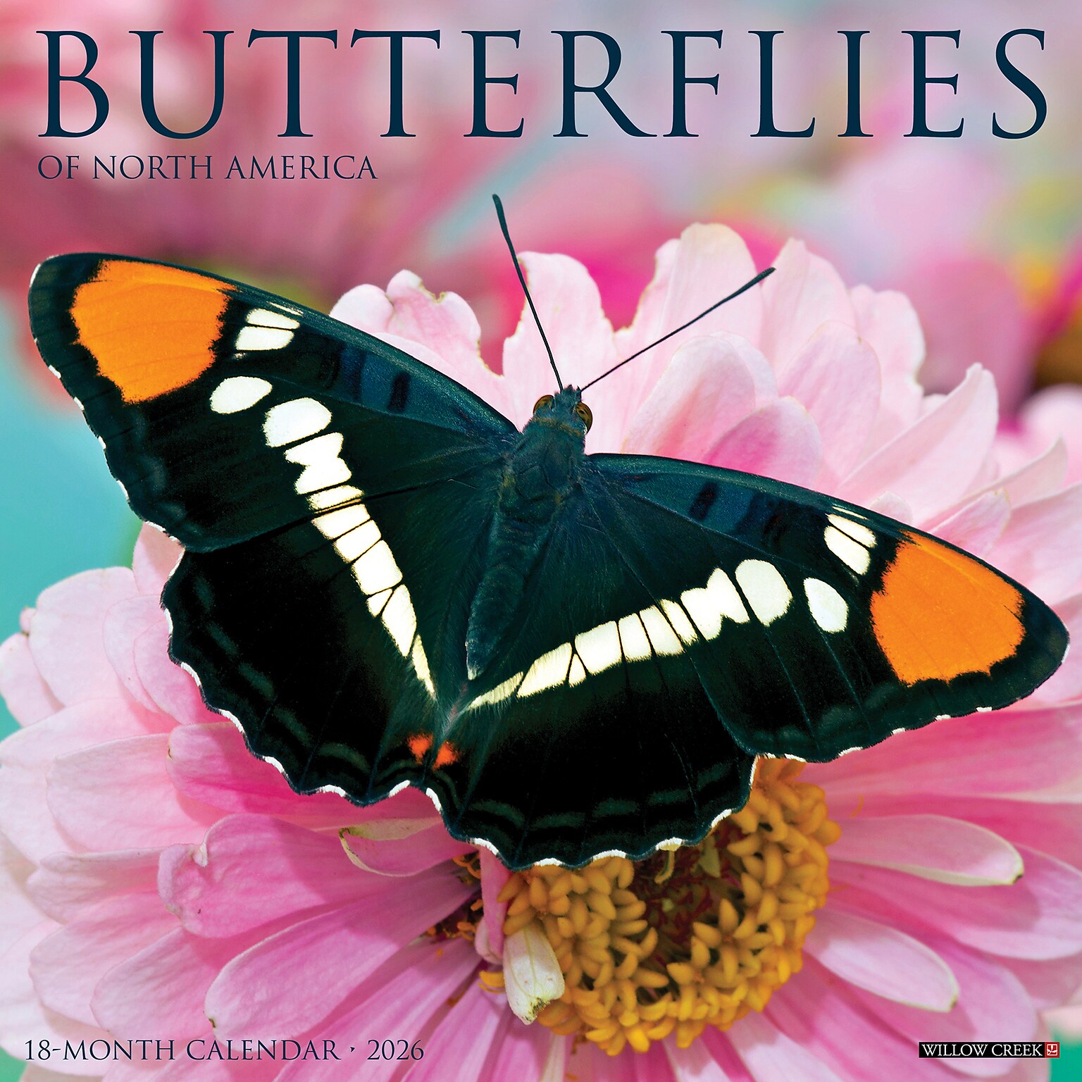 2026 Willow Creek Butterflies 12 x 12 Monthly Wall Calendar (50453)