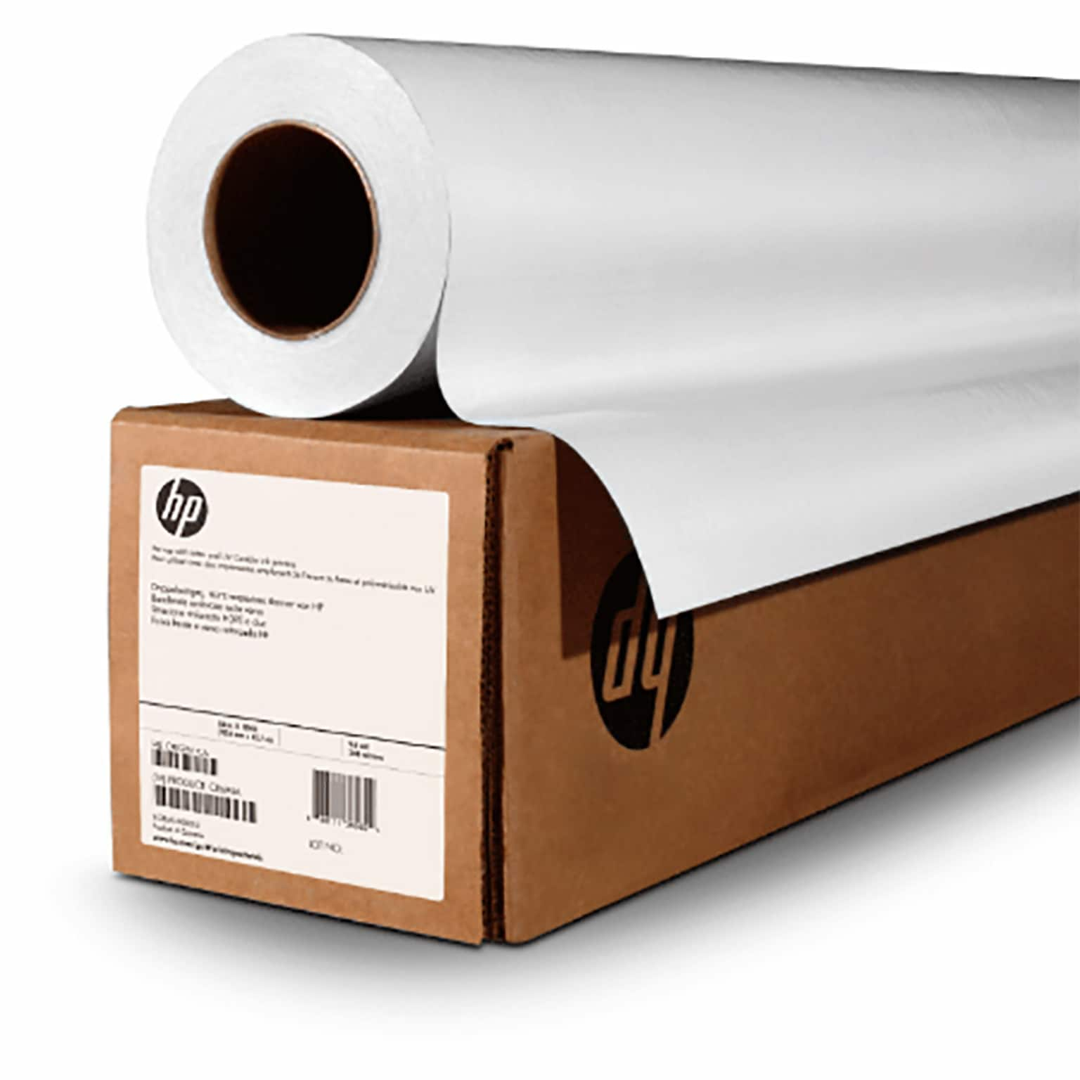 HP Universal Wide Format 20 lb. Bond Paper, 24 x 650, Matte Finish, 2/Pack (1BG82A)