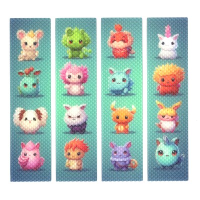 The Pencil Grip Zen Strips, Bumpy Cuties, 24/Pack (TPG89206)
