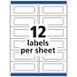 Avery Send & Reply Laser/Inkjet Mailing Labels, 12 Labels/Sheet, 20 Sheets/Pack (5735)