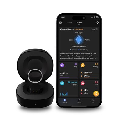 RingConn Gen 2 Ultra-Thin Smart Ring - Size Before You Buy - Size 10, Royal Gold (123031003)