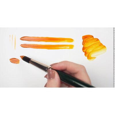 Silver Brush Ruby Satin Round Brushes, 9/Pack (SLVRS2599)