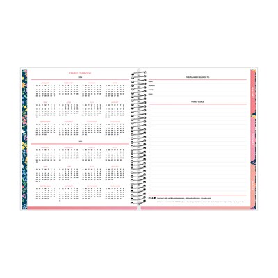 2026 Blue Sky Livewell Frenissa 7" x 9" Weekly & Monthly Personal Organizer, Plastic Cover (153487)