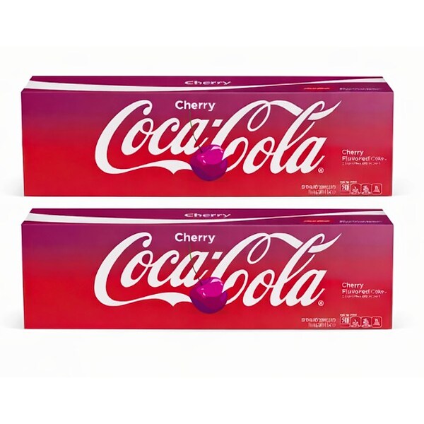 Coca-Cola Cherry Soda, 12 oz., 24 Cans/Carton (49000031034