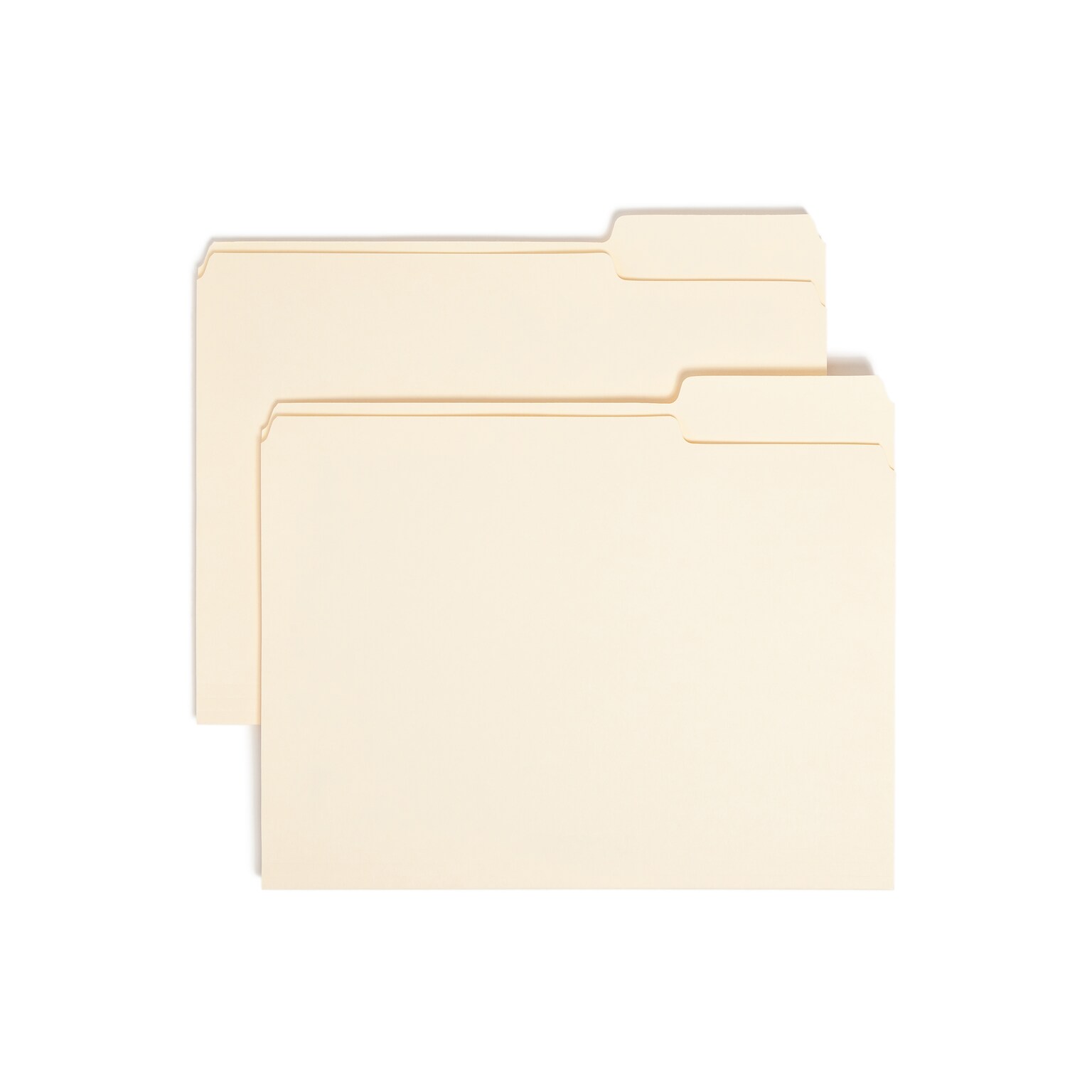 Smead File Folder, Letter, 1/3-Cut Tab Right Position, Letter Size, Manila, 100/Box (10333)