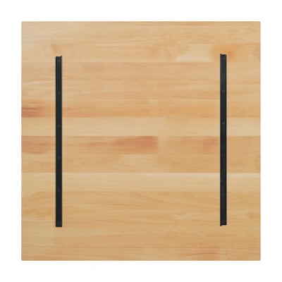 Flash Furniture Bennett 36"W x 36"D 1.5" Thickness Square Table Top, Wooden, Natural (GSF0033636NAT)