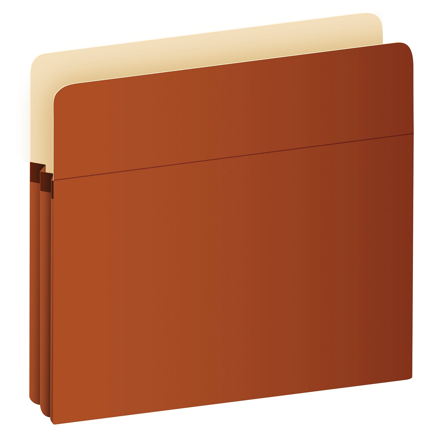 Pendaflex Heavy Duty Reinforced File Pocket, 1 3/4 Expansion, Letter Size, Brown (S14C)