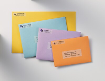 Avery Easy Peel Inkjet Return Address Labels, 1/2" x 1-3/4", Clear, 80 Labels/Sheet, 25 Sheets/Pack   (8667)