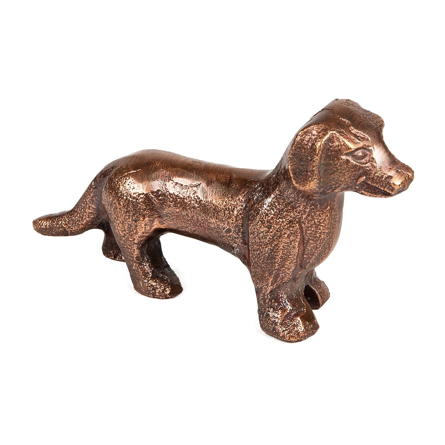 Mind Reader Dachshund Figurine, Antique Brass (DOGDEC-BRZ)