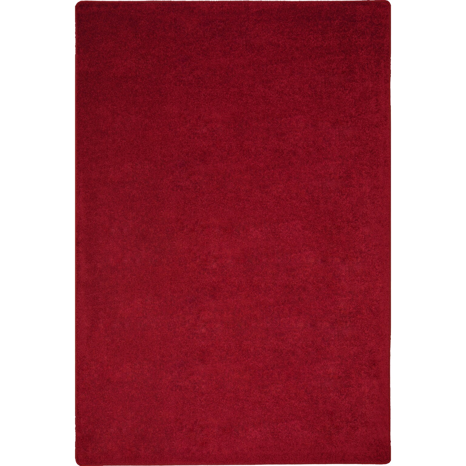 Joy Carpets Endurance Polyester 4 x 6 Machine Tufted Rug, Burgundy (80N-01)