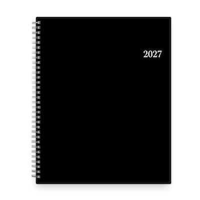 2027 Blue Sky 8.5 x 11 Weekly & Monthly Planner, Black (160975)