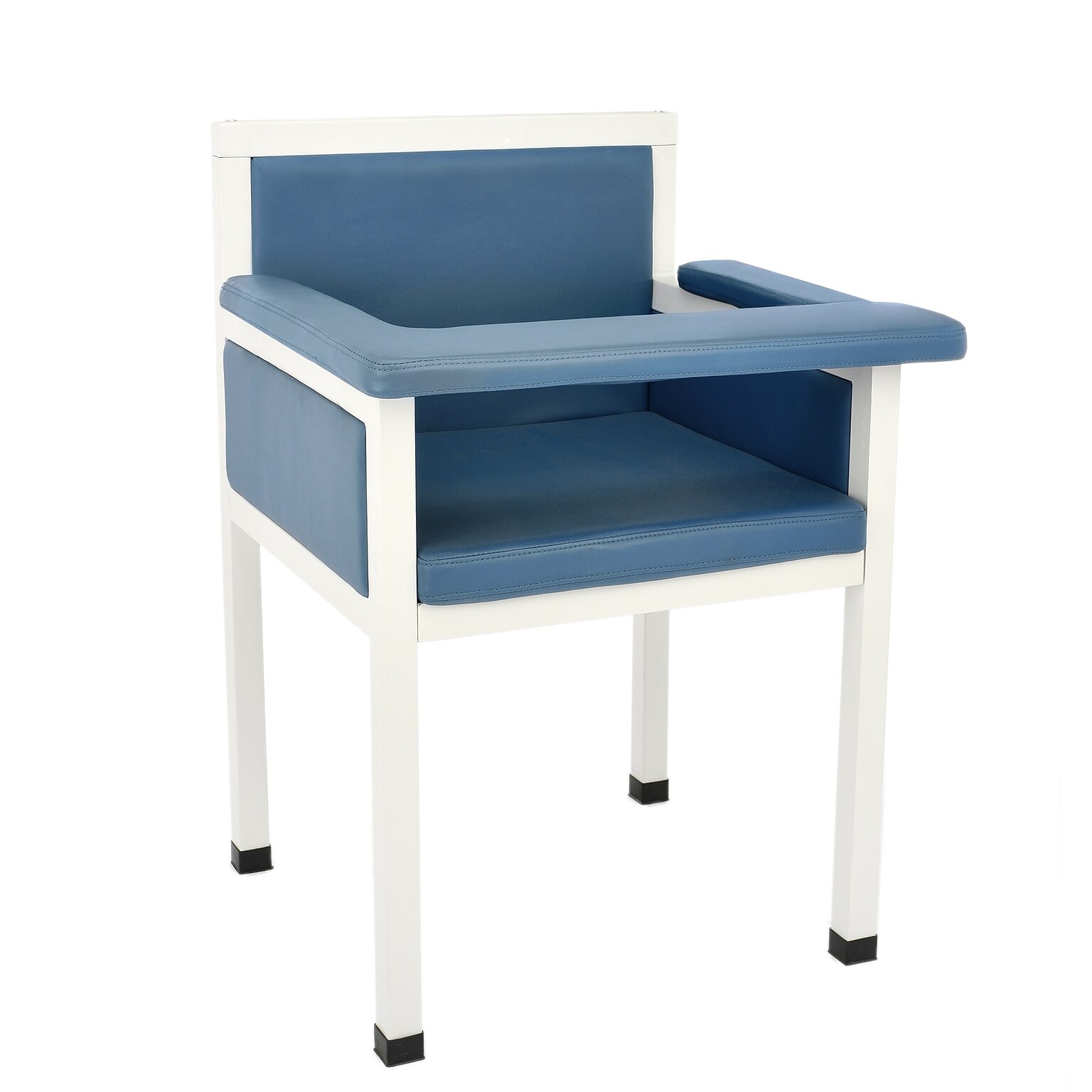 Viva Comfort. Antimicrobial Phlebotomy Blood Drawing Chair, 350 lbs. Capacity, Blue (ADI997-02-BLU-MK)