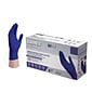 Ammex Professional Series Powder Free Nitrile Exam Gloves, Latex Free, XL, Indigo, 100/Box (AINPF48100)