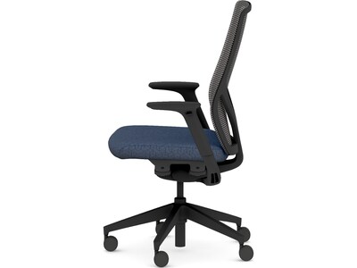HON Flexion Fabric/Mesh Task Chair, Black/Navy (HFXT1.F0.STC.A.H.IM.APX13.NL.SB.T)