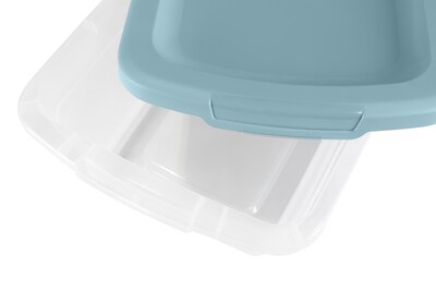 Home Logic 12.7Qt. Clear Stackable Storage Bin