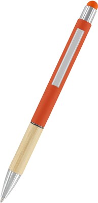 Custom Saratoga Bamboo Grip Stylus Pen
