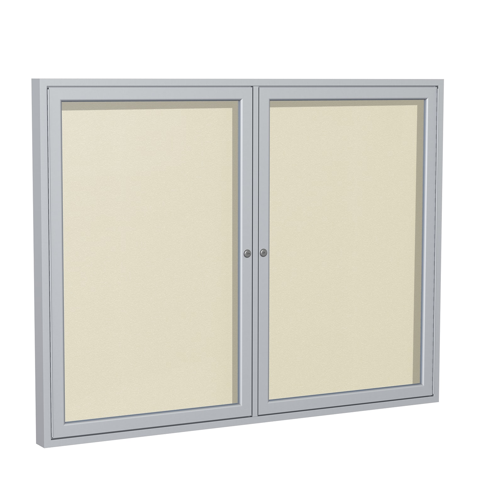 Ghent Vinyl Enclosed Bulletin Board, Aluminum Frame, 4 x 3 (PA23648VX-185)