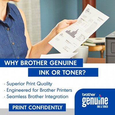 Brother TN730 Black Standard Yield Toner Cartridge (TN730)