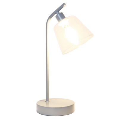 Simple Designs Sleek Essentials LED Desk Lamp, 15.75, Gray (LD1080-GRY)