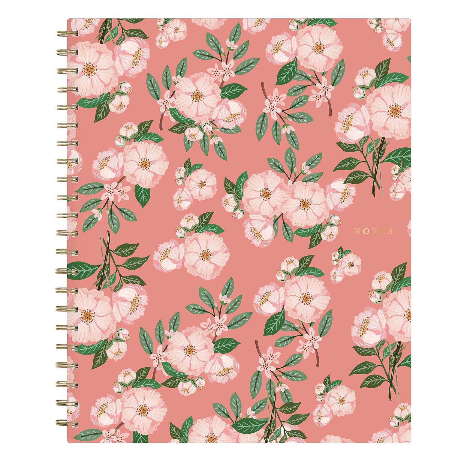 Blue Sky Bespoke Composition Notebook, 8.5 x 11, Camellia Floral (159137)