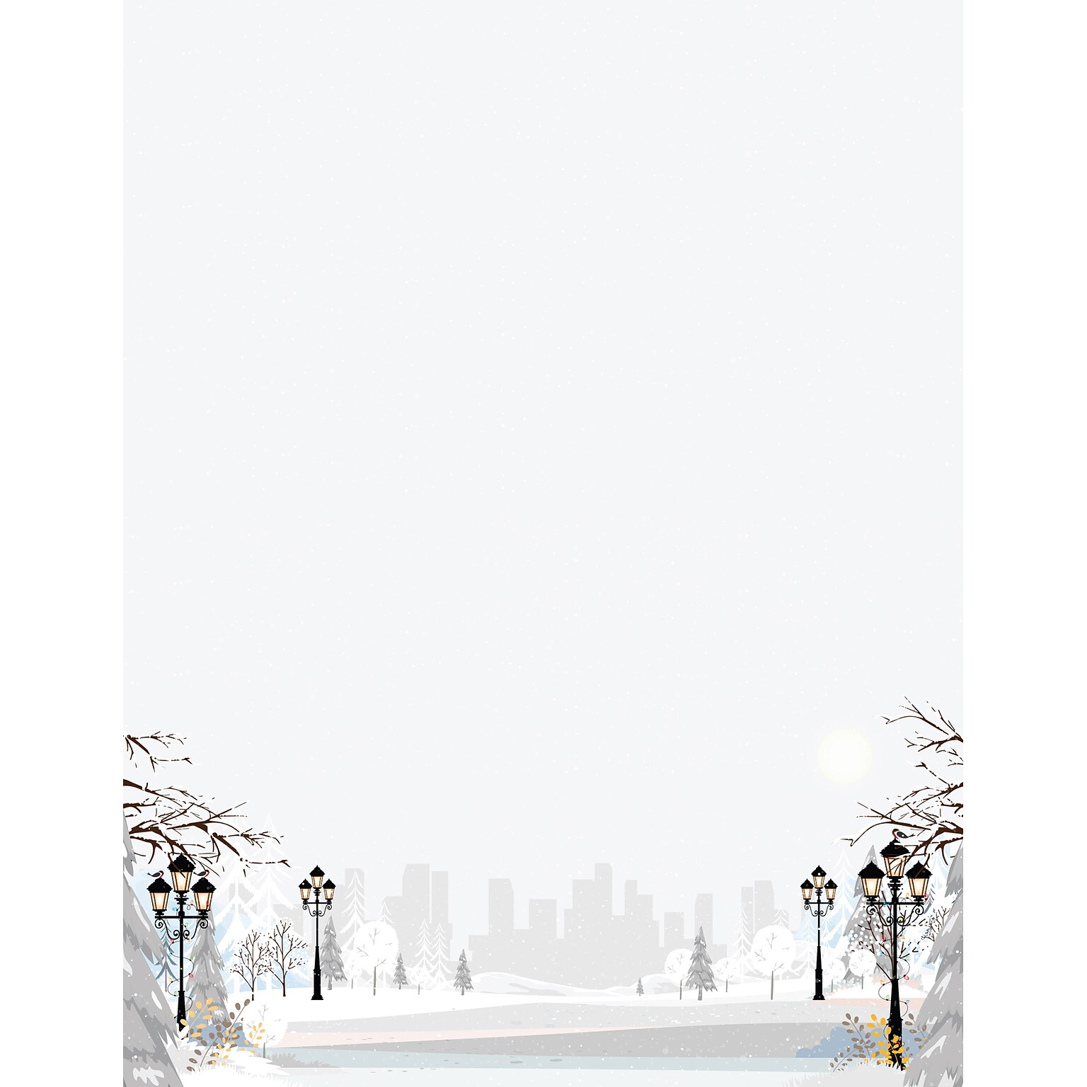 Great Papers! Holiday Stationery Letterhead Gingerbread Sugarplum, Multicolor, 50 sheets (2024030)