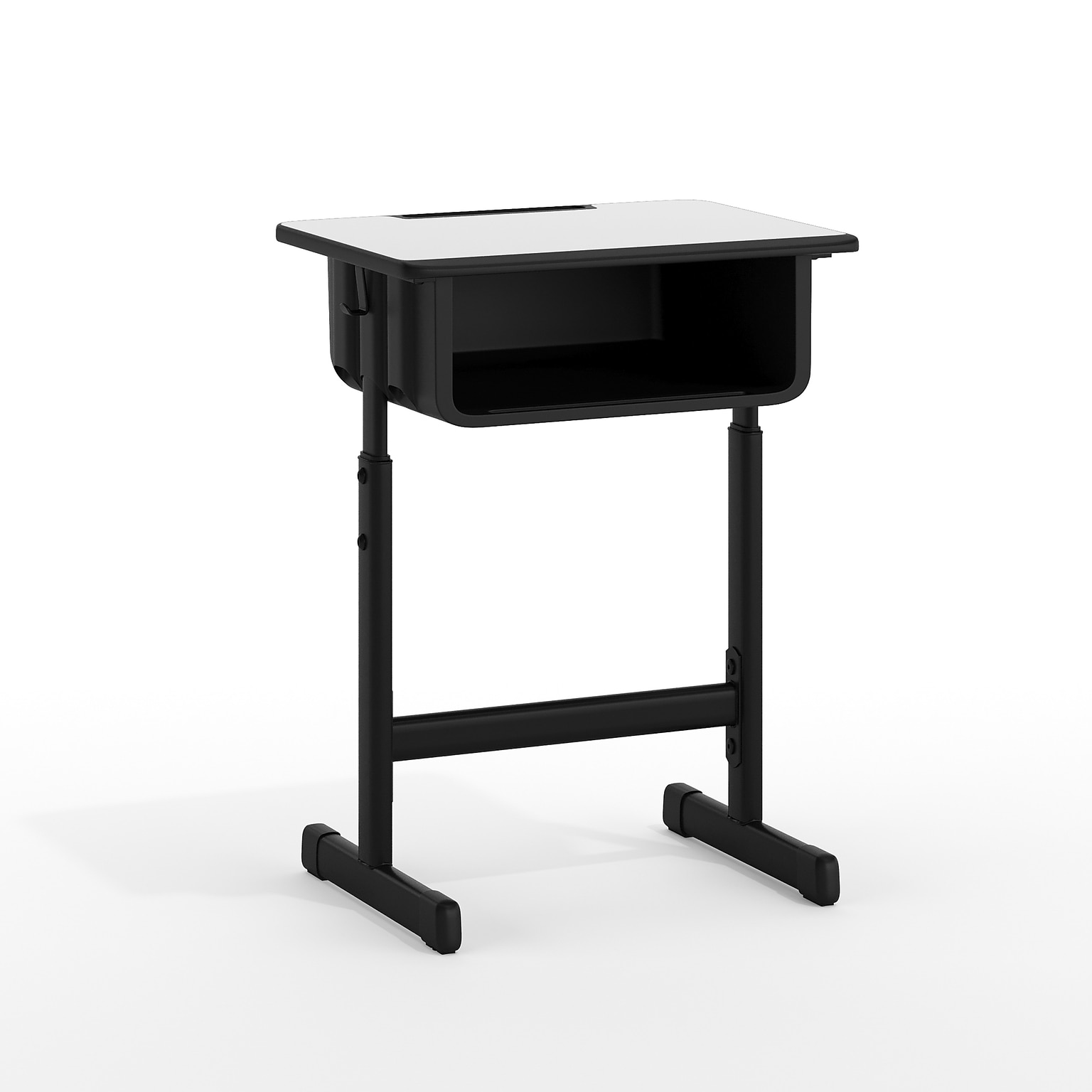 Flash Furniture Plastic Student Desk, Grey (YUYCY046)