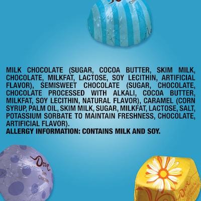 Dove Silky Smooth Springtime Mix Assorted Chocolate Pieces, 22.6 oz (MMM59489)