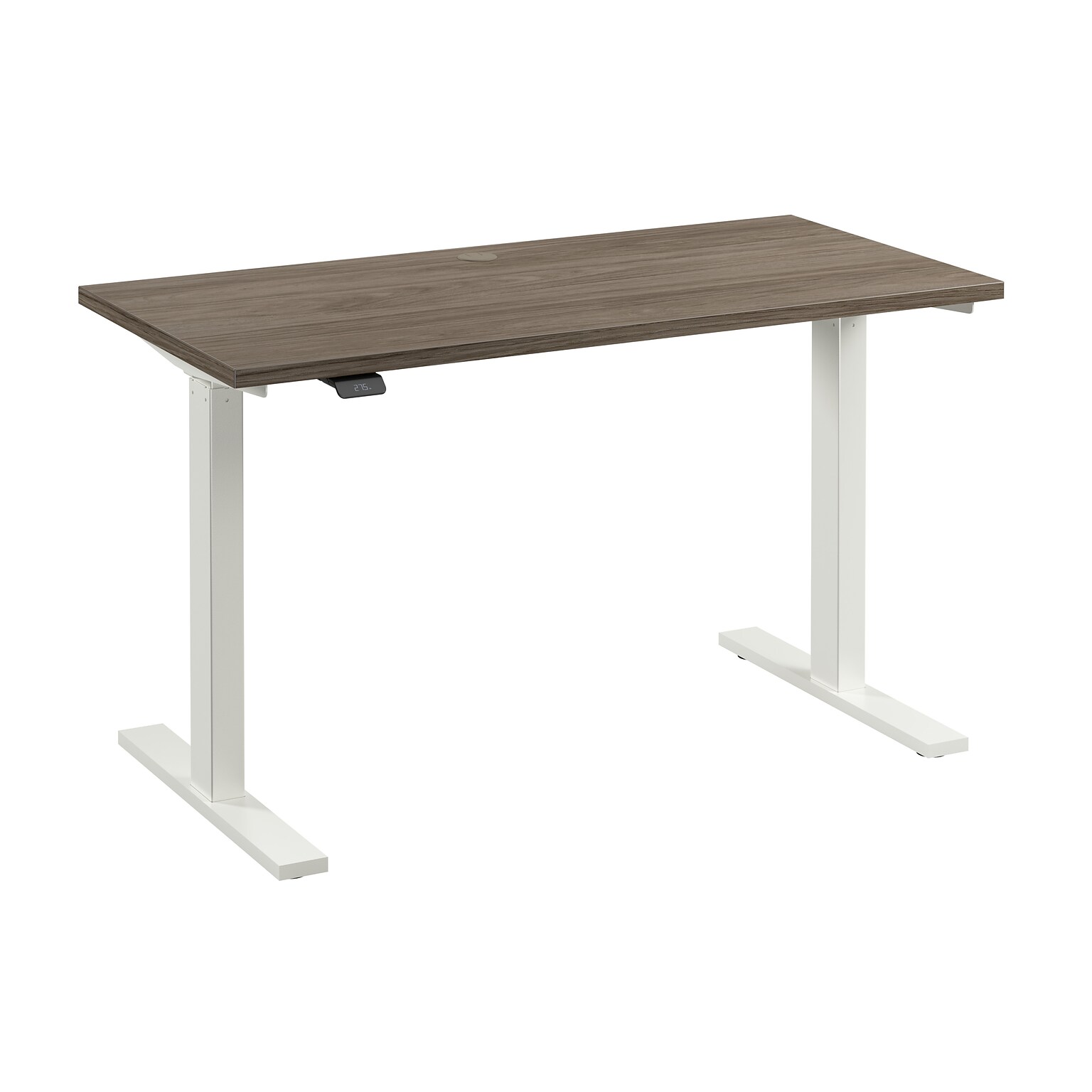 Bush Business Furniture Move 60 Series 48W Electric Adjustable Standing Desk, Modern Hickory (M6S4824MHWK)