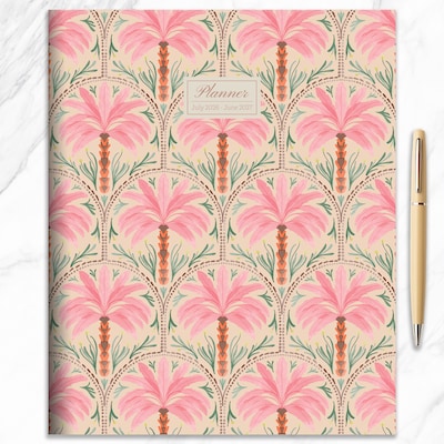 2026-2027 TF Publishing Exotic Palms 9" x 11" Academic Year Monthly Planner, Paperboard Cover (AY27-4510)