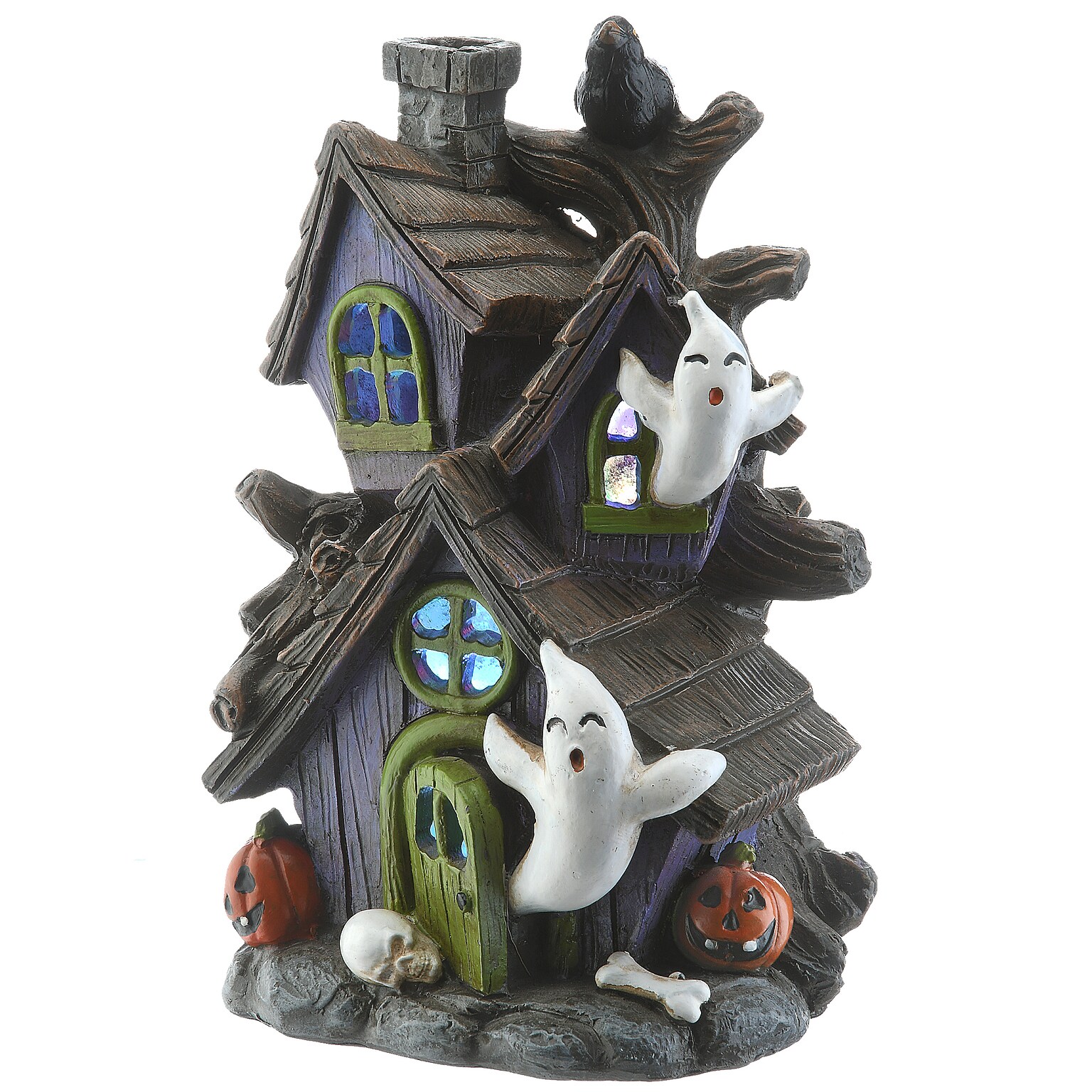 National Tree Company 6 Purple Haunted House with LED Light (PG11-FJ60415-1)
