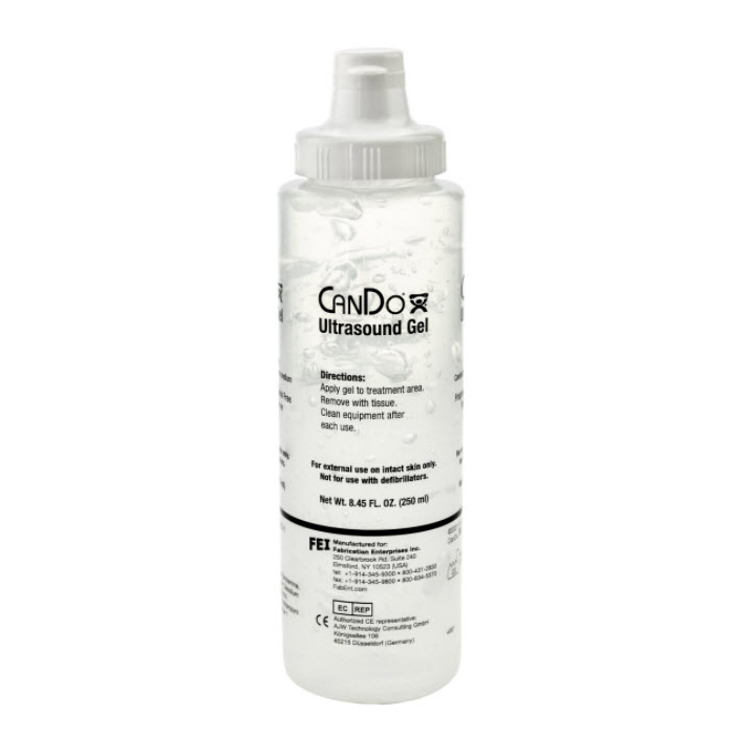 CanDo Ultrasound Gel, 8.5 oz, Case of 12 (50-5600-12)