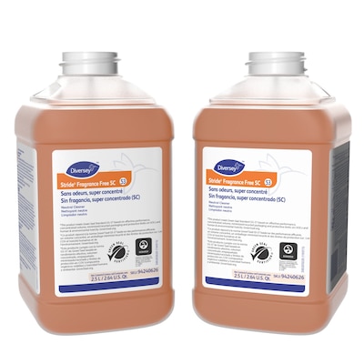 Stride Fragrance-Free All-Purpose Cleaners & Spray, 2.5 Gallons, 2.5 Liter, 2/Carton (94240626)